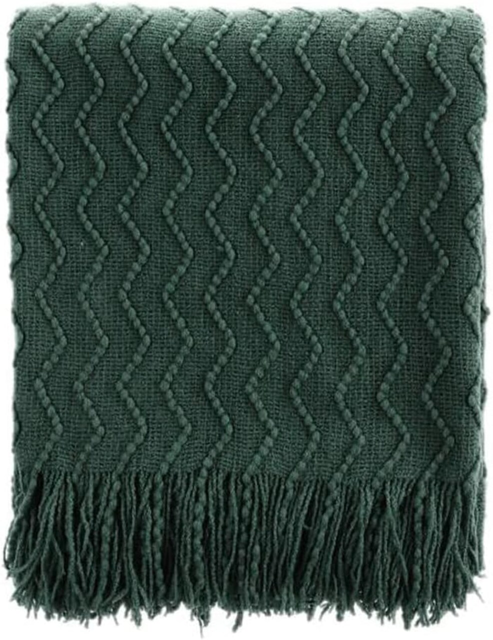 Christmas Green Throw Blanket for Couch, Forest Green Throw Blankets, Christmas Decorative Throw Blanket for Sofa Bed, Christmas Decor, 50"X60"